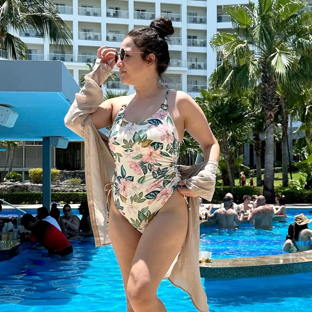 Floral Women's One Piece Swimsuit